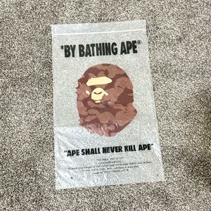 Bape Plastic Garment Bag